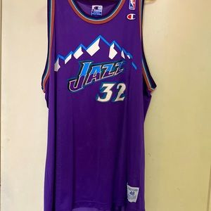 Karl Malone Utah jazz Champion jersey style